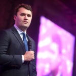 Charlie Kirk speaking in public.
